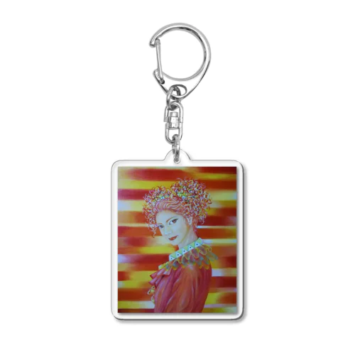 ハッピークラウン4・woman Acrylic Key Chain