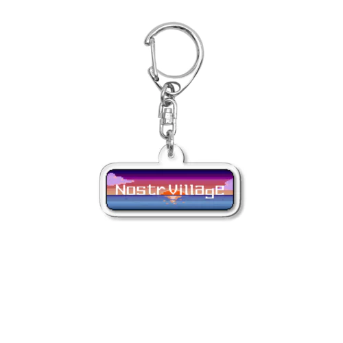Nostr Village Acrylic Key Chain