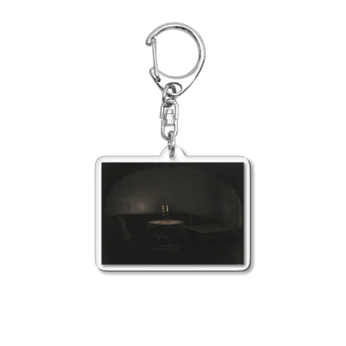 室内　人工光 / vilhelm hammershoi Acrylic Key Chain