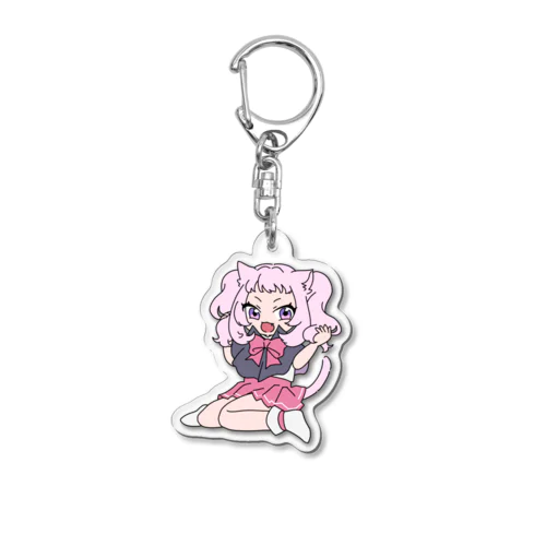 【サキュ学】もふ Acrylic Key Chain