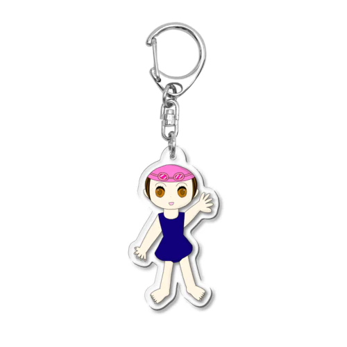 水着っ娘 Acrylic Key Chain