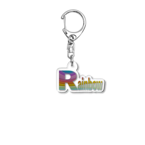 Rainbow🌈 Acrylic Key Chain