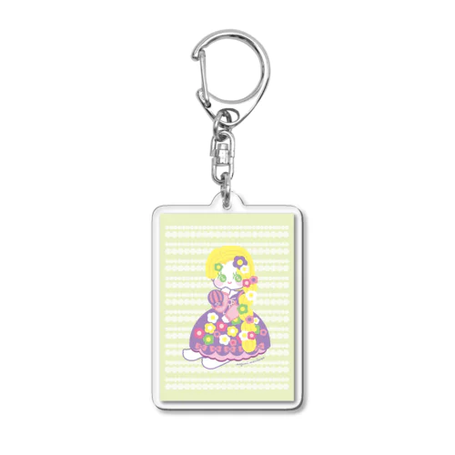 童話展2023のラプンツェル Acrylic Key Chain