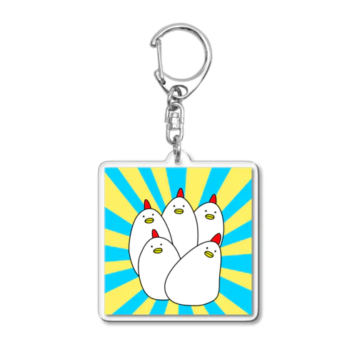 ニワトリトレイン Acrylic Key Chain