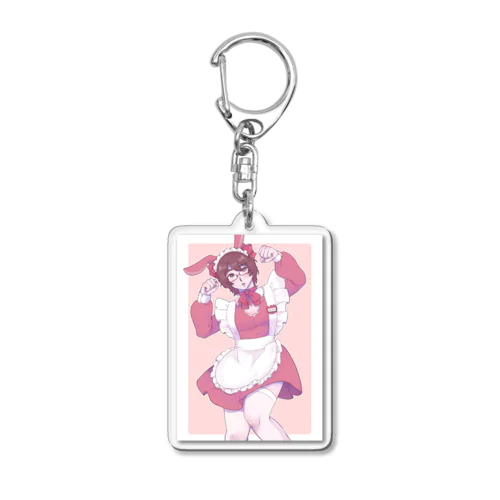 うさぎメイドよしのくん Acrylic Key Chain