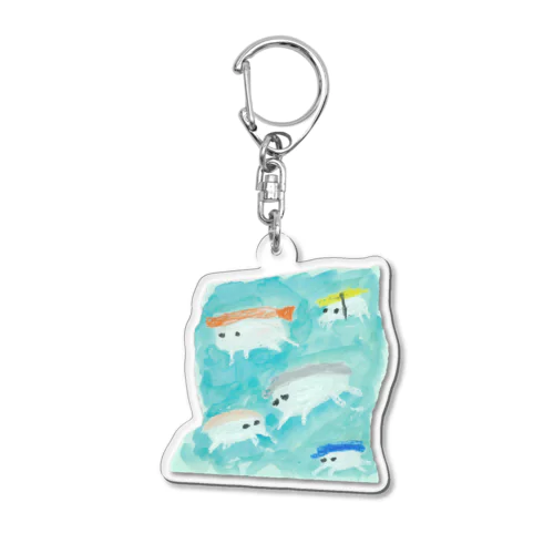 寿司魚 Acrylic Key Chain