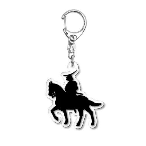 伊達政宗 独眼竜政宗　宮城県 仙台 仙台藩 伊達政宗騎馬像 POLO ポロ Acrylic Key Chain