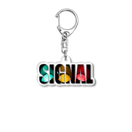 signal Acrylic Key Chain