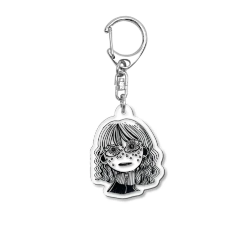 眠れないガール Acrylic Key Chain