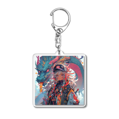 大和撫子 Acrylic Key Chain