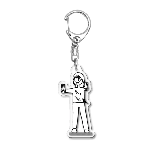 盗賊の符丁で味方に合図を送るローグ Acrylic Key Chain
