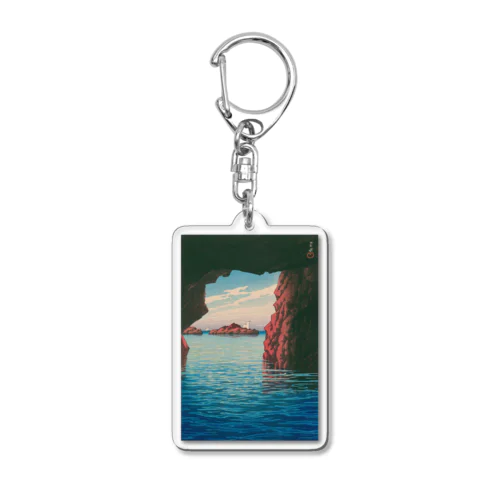 旅みやげ第3集 男鹿半島 蒿雀窟 / Kōjaku cavern at Oga Peninsula  Acrylic Key Chain