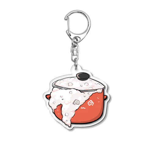 ふきこぼれ鍋 Acrylic Key Chain