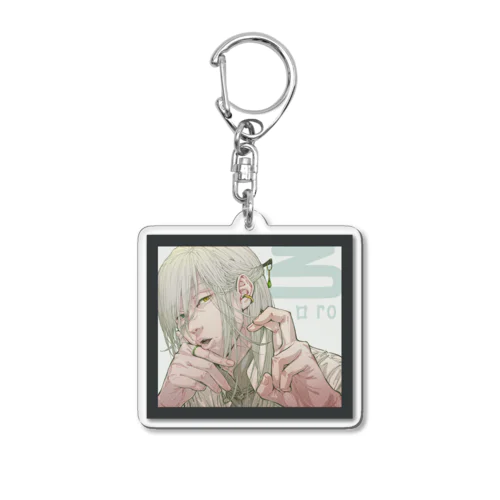 ろ_手話50音 Acrylic Key Chain