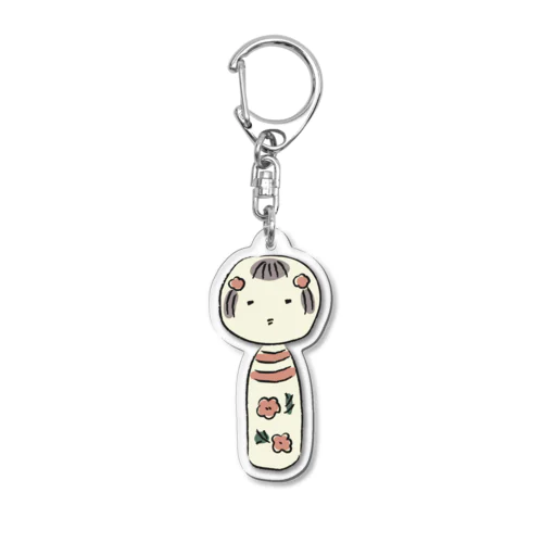 ゆるこけし Acrylic Key Chain