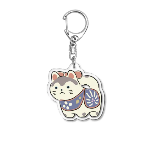 ゆる犬張子 Acrylic Key Chain