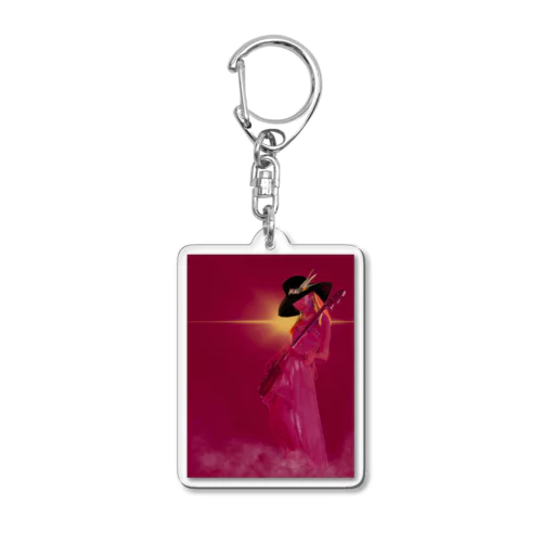 Rock’n girl Acrylic Key Chain