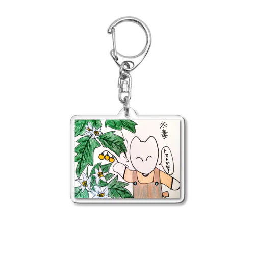 ワルナスビときづねさん Acrylic Key Chain