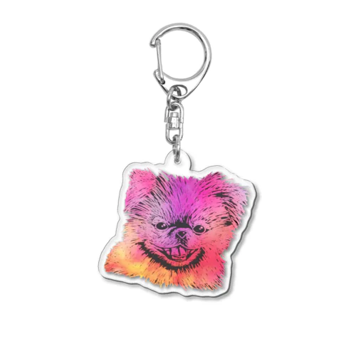 PURANスクラッチアート風 Acrylic Key Chain