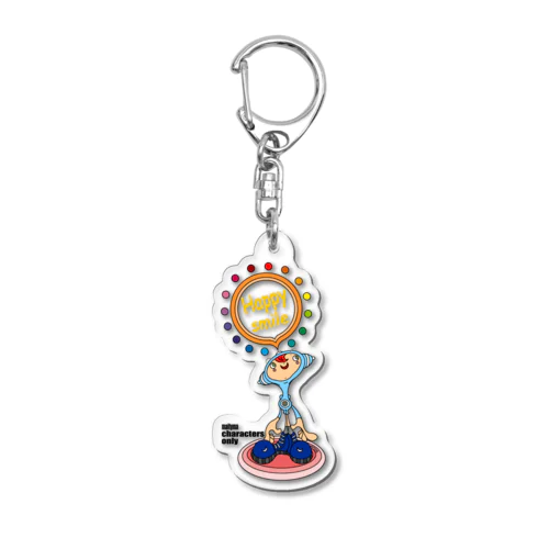 Happy smile Acrylic Key Chain