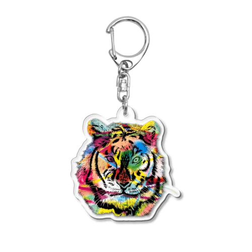 虎 Acrylic Key Chain