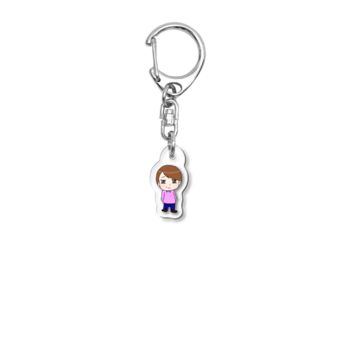 愛想笑いちゃん Acrylic Key Chain