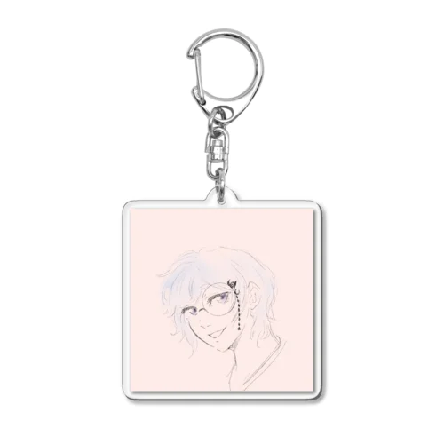 綺麗なwhite氏 Acrylic Key Chain