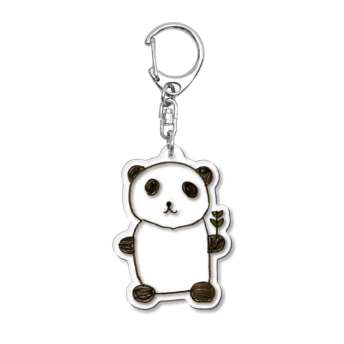 レッツアドベンチャーパンダ Acrylic Key Chain