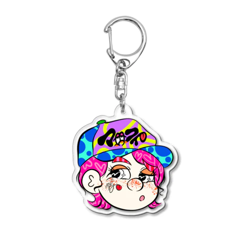 派手キャップマーフィー Acrylic Key Chain