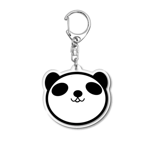 シンプルなパンダ Acrylic Key Chain