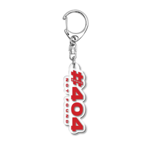 NOT FOUND #404 Acrylic Key Chain