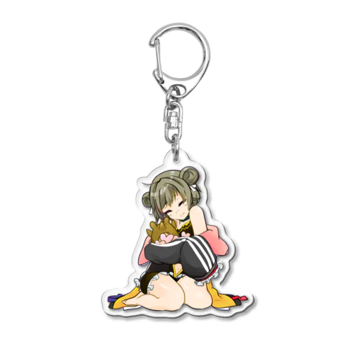 八狸ちまき 1周年記念グッズ Acrylic Key Chain