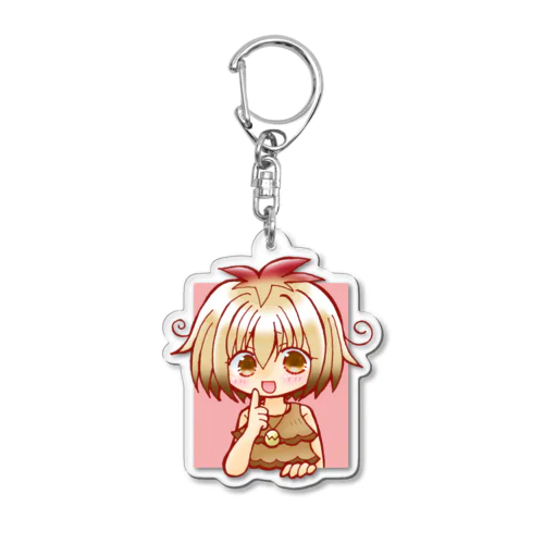 比内地鶏のひないちゃん Acrylic Key Chain