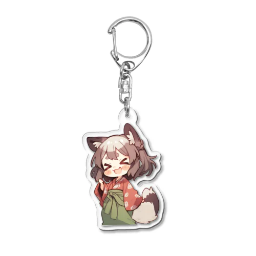 たぬっぺ (Tanuppe) ver.2　狸の神様、たぬき、タヌキ Acrylic Key Chain