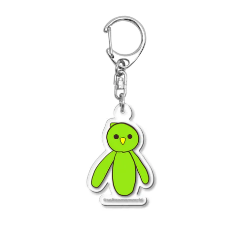 ピーちゃんかわいいイラスト Acrylic Key Chain