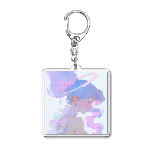 ネオンシティ シリーズ リボン Riboon Acrylic Key Chain