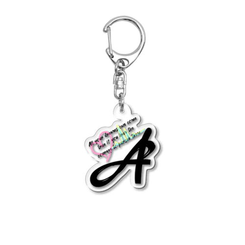 A♾ Acrylic Key Chain