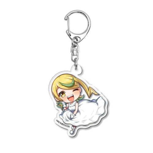 雷都お嬢様の餃子を食べにいきますわよシリーズ Acrylic Key Chain