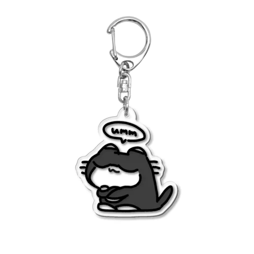 tmy cat*thinking time* Acrylic Key Chain