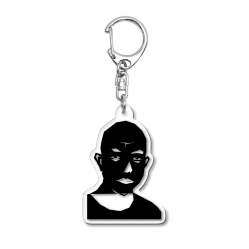 スキンヘッドの男性 Acrylic Key Chain