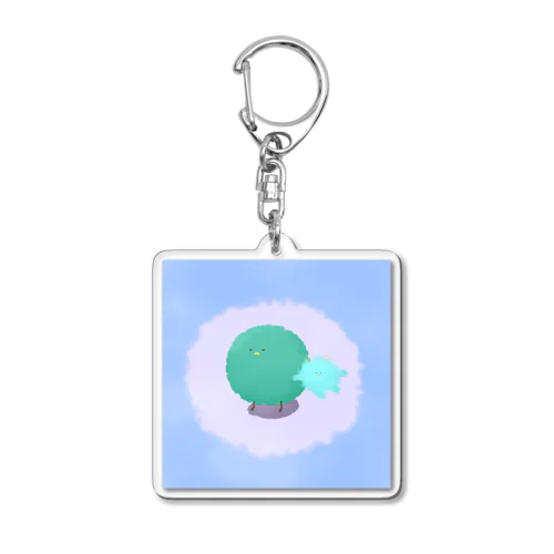 湿気とずんちゃん Acrylic Key Chain