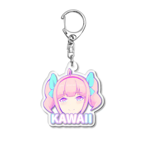 さきゅらぴ。 Acrylic Key Chain