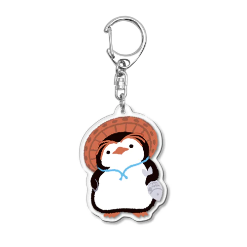 信楽焼たぬきペンギン Acrylic Key Chain