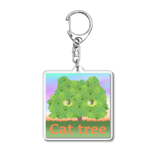 ＣＡＴ　ＴＲＥＥ Acrylic Key Chain