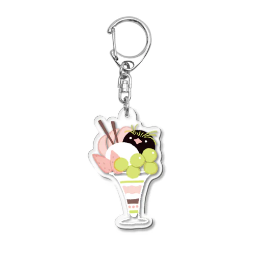 パフェペンギン Acrylic Key Chain