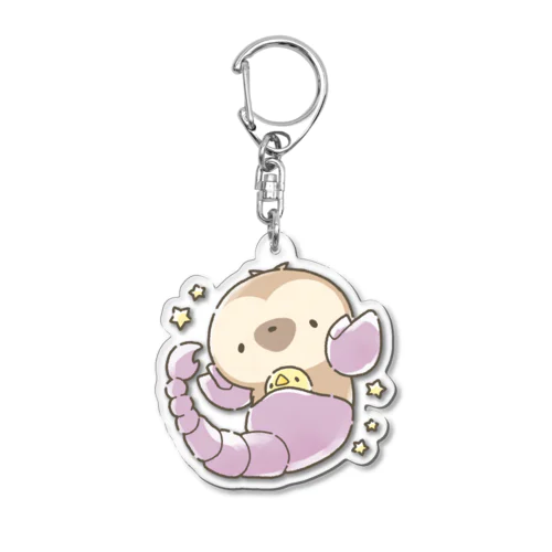 さそり座フタユビさん Acrylic Key Chain