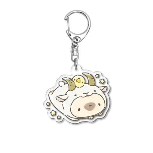 やぎ座フタユビさん Acrylic Key Chain