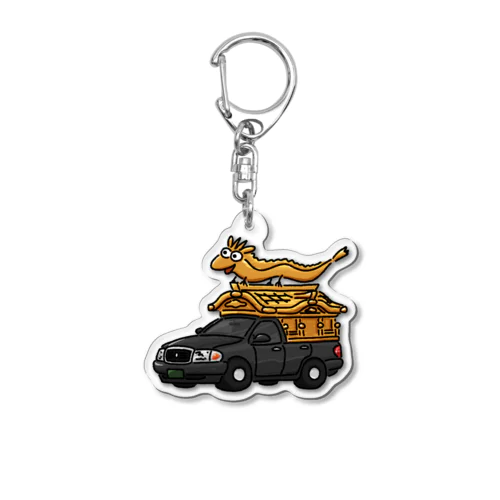 トラディショナル霊柩車 Acrylic Key Chain