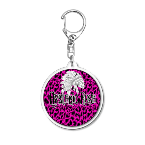 Hysteric roseバンドグッズ ピンク Acrylic Key Chain