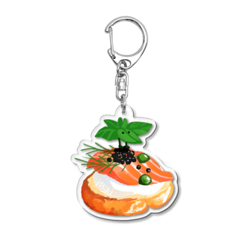 ピンチョスとミントさん Acrylic Key Chain